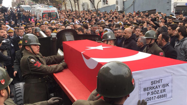 Şehit Piyade Er Berkay Işık için İstanbulda tören