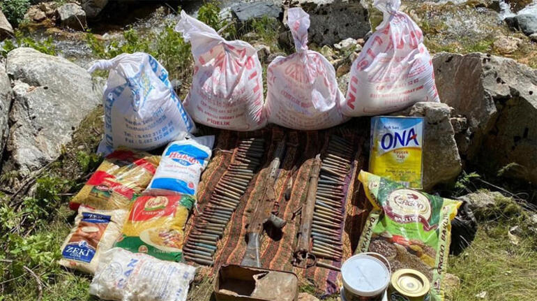 Terör örgütü PKKya ait 8 katlı sığınak imha edildi