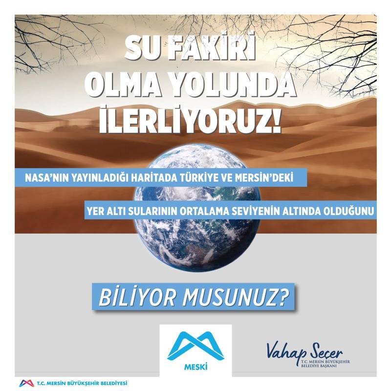 MESKİ’den Su Tasarrufu Uyarısı