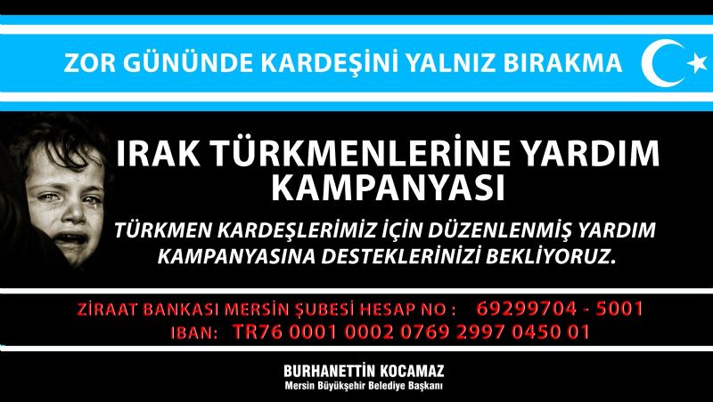 Iraklı Türkmenlere Yardım Kampanyası