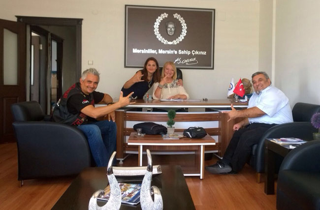 Kanserle savaşanlar ve motosiklet tutkunları 2. Mersin Kültürler Festivali’nde