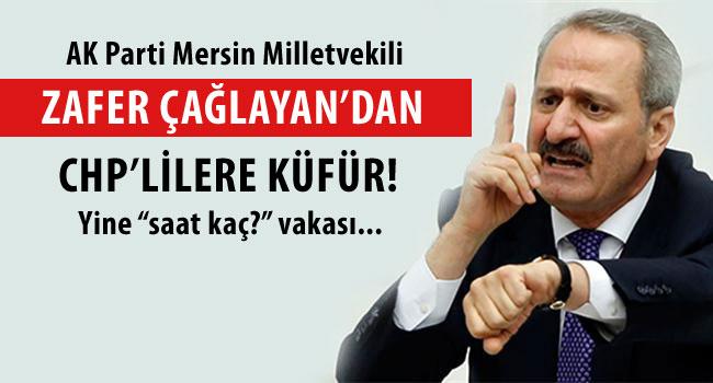 Zafer Çağlayan’dan CHP’lilere Küfür!