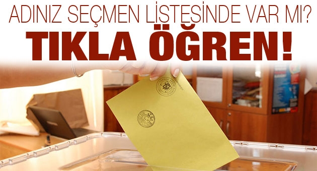 Seçmen Listeleri 14 Mart’ta Askıya Çıkıyor
