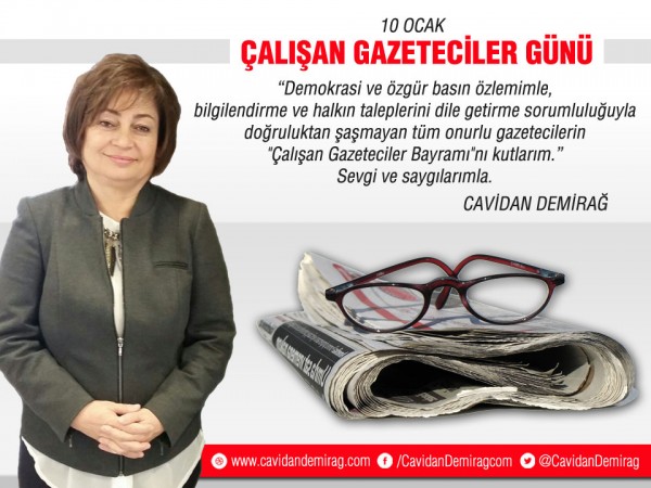 Cavidan Demirağ: “Özgür Basın Olmadan Demokrasi Olmaz”