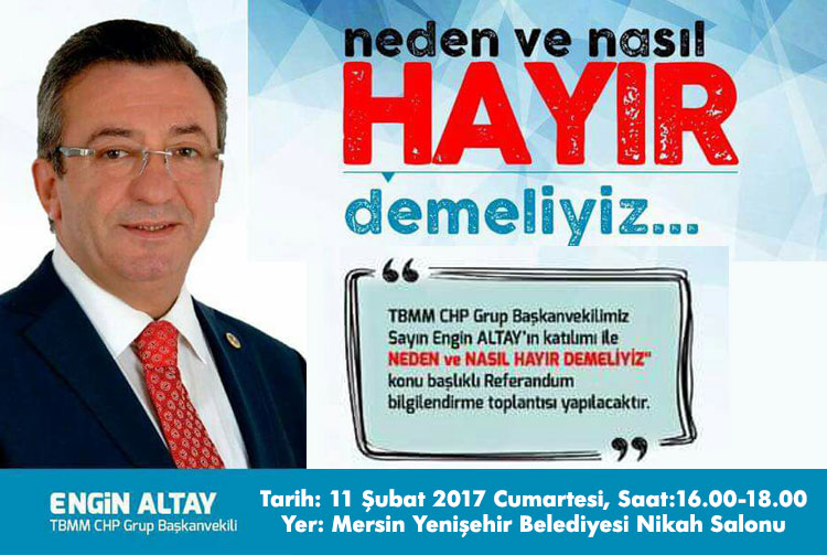 Referandum Toplantısı: “Neden ve Nasıl Hayır Demeliyiz?”