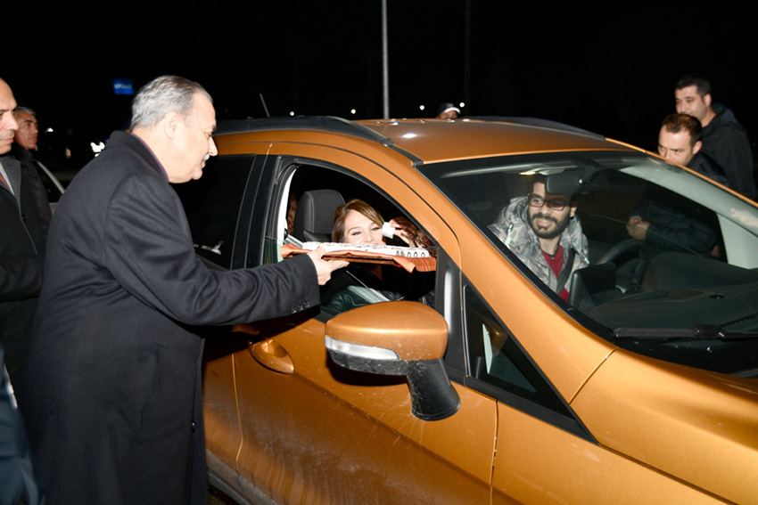 Mersin Valisi Su’dan Yılbaşı Ziyaretleri