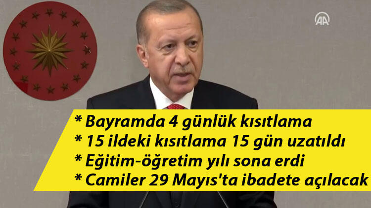 Cumhurbaşkanı Erdoğan açıkladı! 81 İlde Sokağa Çıkma Kısıtlaması Uygulanacak