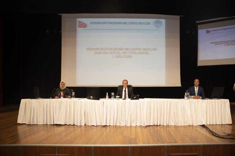 Mersin Büyükşehir Belediye Meclisi Eylül Ayı Olağan Toplantısı Yapıldı