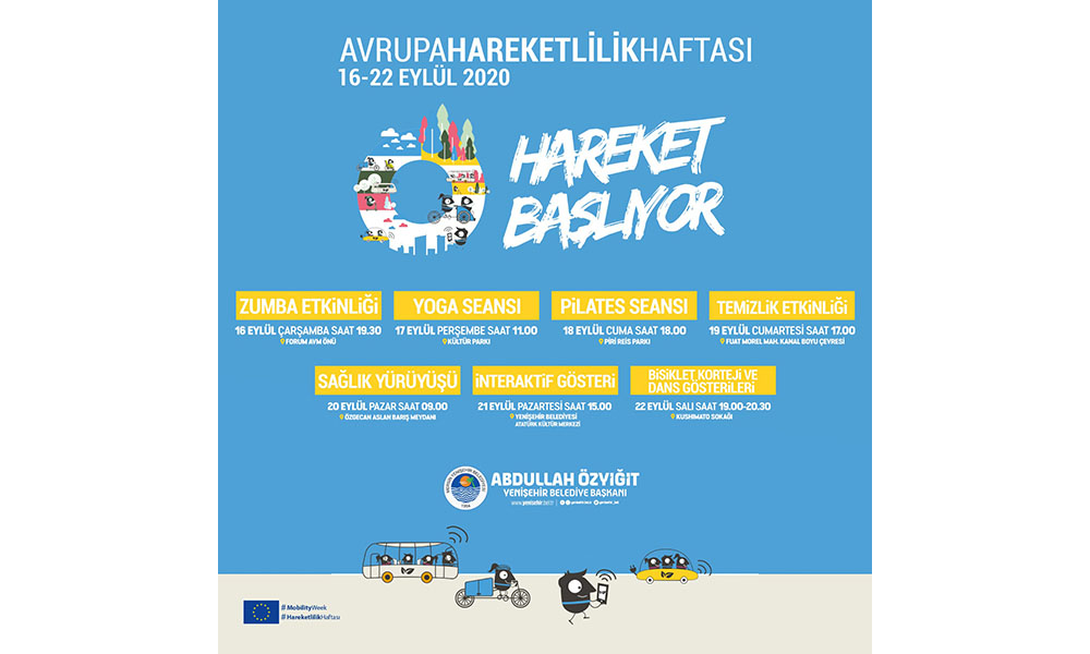 Yenişehir Belediyesi Hareketlilik Haftası’na Hazır