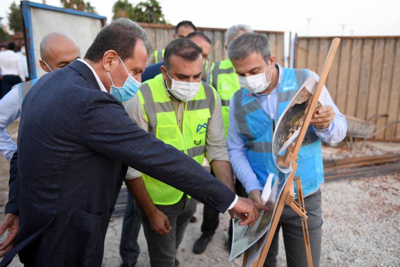 Başkan Seçer Adnan Menderes Bulvarı’ndaki Çalışmaları İnceledi