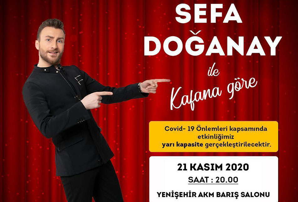 Sefa Doğanay Stand-Up Gösterisi İle 21 Kasım’da Mersinlilerle Buluşuyor