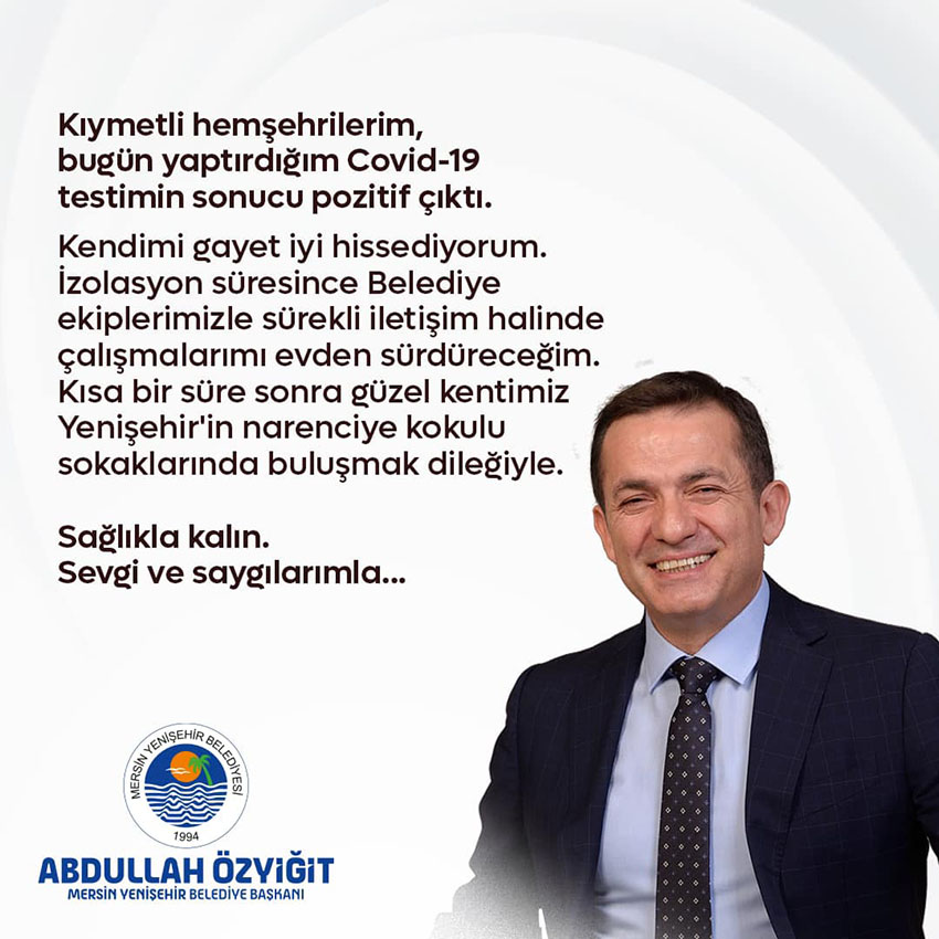 Başkan Özyiğit Koronavirüse Yakalandı